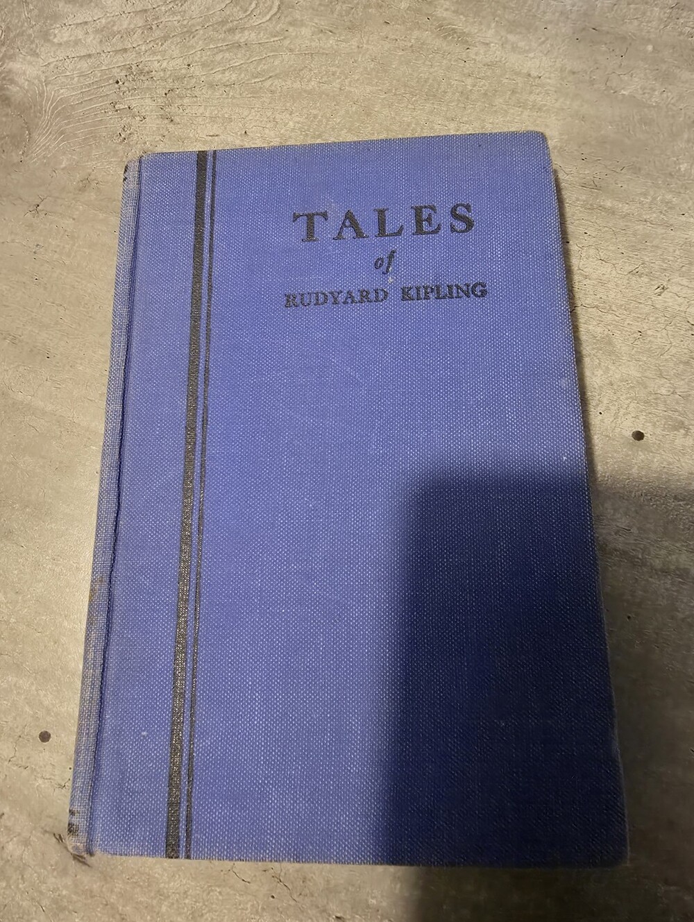 Vintage hardcover collection titled Tales of Rudyard Kipling